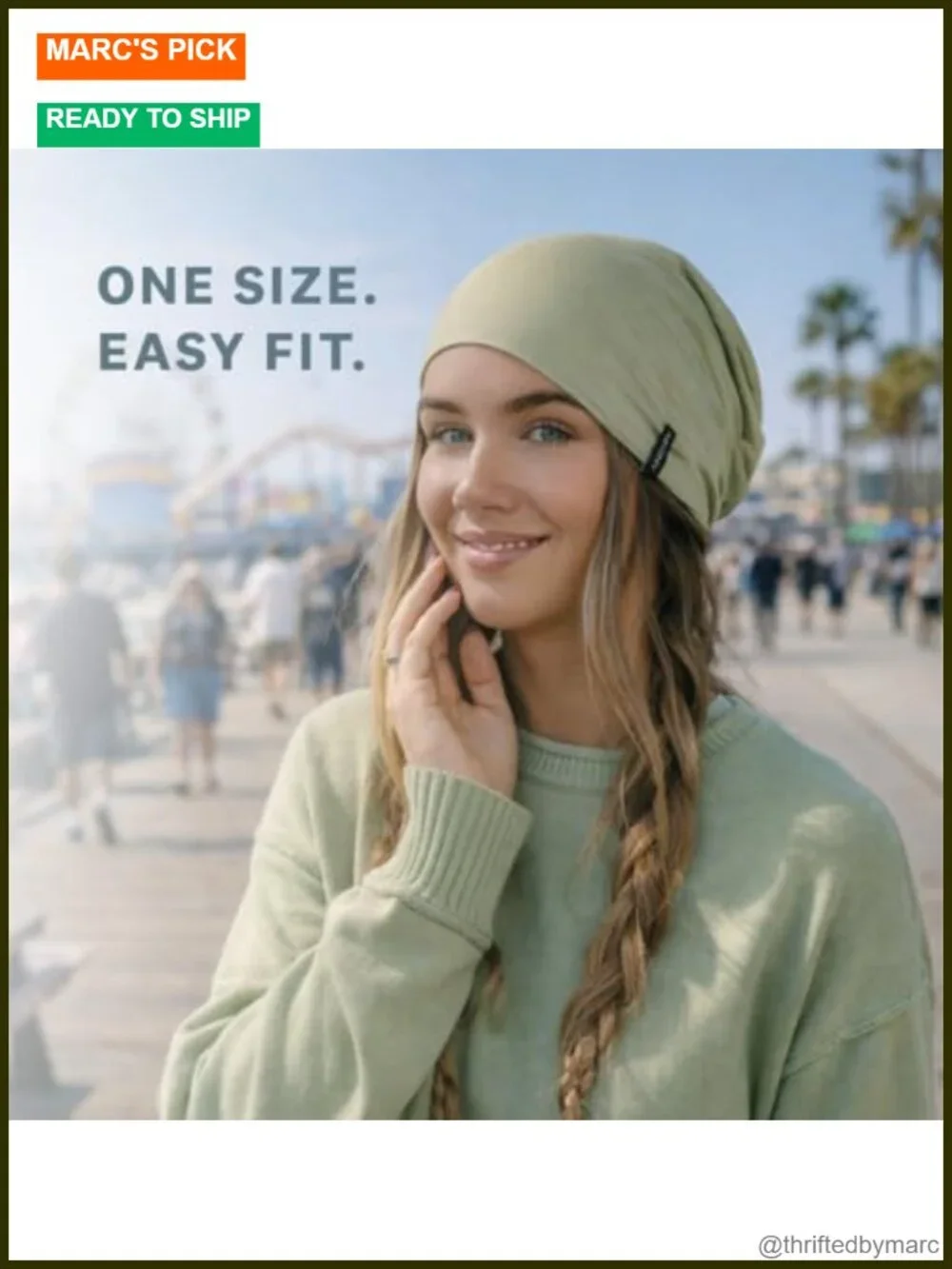 Soft Modal Slouchy Beanie - Lightweight Summer Hat for Men Women